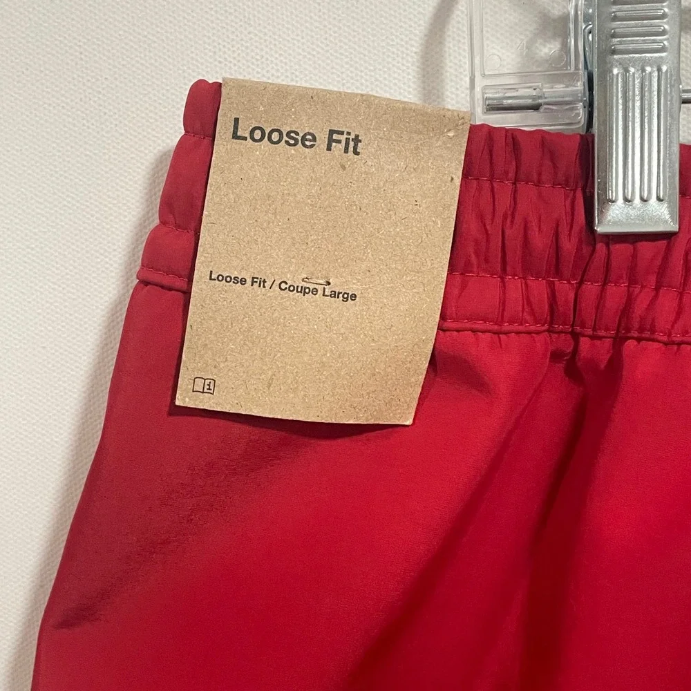 Nike Air Jordan Mens Loose Fit Track Pants Red HV0083-659 Size Medium NWT Storm